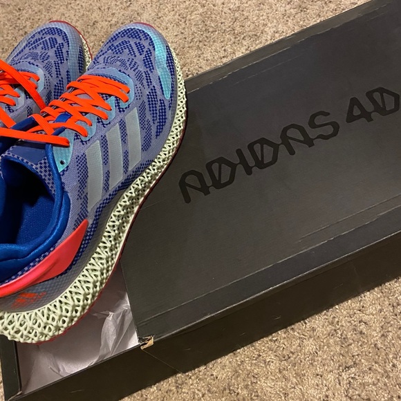 🆕🚹 Adidas 4D Run 1.0 “Glory Blue”🏃🏽‍♂️,12.5💯 - Picture 8 of 10